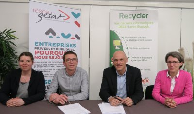 illustration de l'actualité : Signature d'un partenariat entre le Réseau Gesat et Ecologic